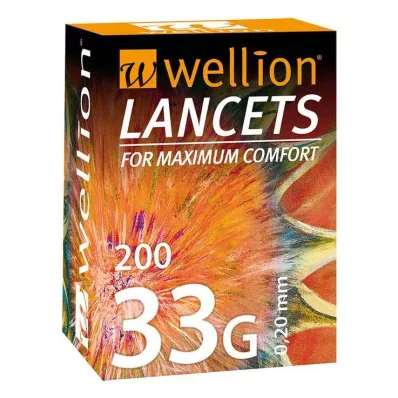WELLION Lansetit 33 G, 200 kpl WELLION Lansetit 33 G, 200 kpl