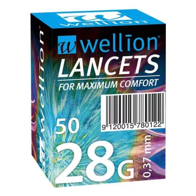 WELLION Lansetit 28 G, 50 kpl