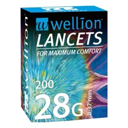 WELLION Lansetit 28 G, 200 kpl