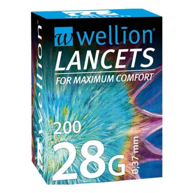 WELLION Lansetit 28 G, 200 kpl