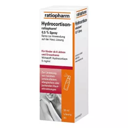 HYDROCORTISON-ratiopharm 0,5 % suihke, 30 ml