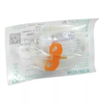 VENOFIX A Laskimopistotikku 25 G 0,5 mm oranssi, 1 kpl VENOFIX A Laskimopistotikku 25 G 0,5 mm oranssi, 1 kpl
