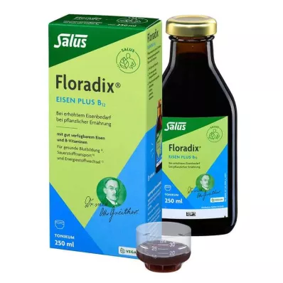 FLORADIX Rauta plus B12 vegaaninen tonik, 250 ml FLORADIX Rauta plus B12 vegaaninen tonik, 250 ml