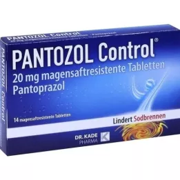 PANTOZOL Control 20 mg enteropäällysteiset tabletit, 14 kpl
