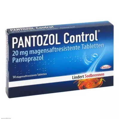 PANTOZOL Control 20 mg enteropäällysteiset tabletit, 14 kpl PANTOZOL Control 20 mg enteropäällysteiset tabletit, 14 kpl