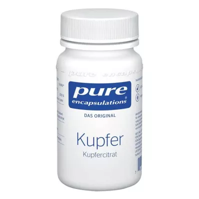 PURE ENCAPSULATIONS Kupari Kuparisitraattikapselit, 60 kapselia, 60 kpl