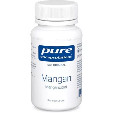 PURE ENCAPSULATIONS Mangaani Mangaanisitraattikapselit, 60 kapselia