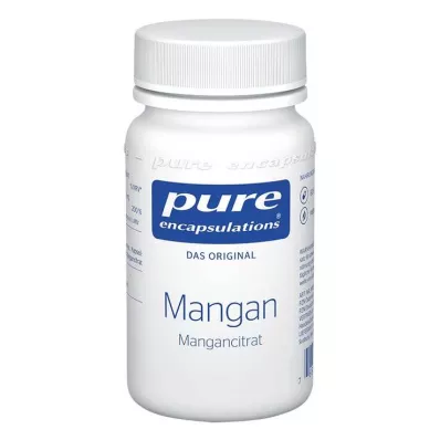 PURE ENCAPSULATIONS Mangaani Mangaanisitraattikapselit, 60 kapselia PURE ENCAPSULATIONS Mangaani Mangaanisitraattikapselit, 60 kapselia