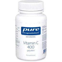 PURE ENCAPSULATIONS C-vitamiini 400 puskuroitua kapselia, 90 kpl