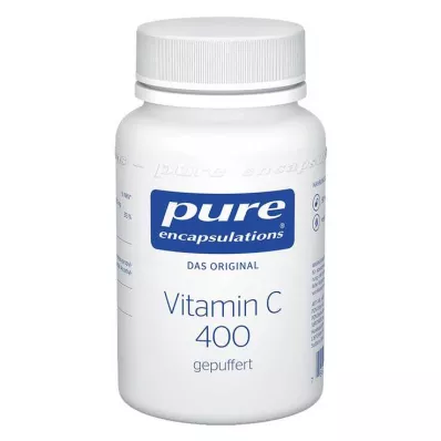 PURE ENCAPSULATIONS C-vitamiini 400 puskuroitua kapselia, 90 kpl