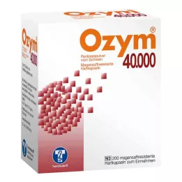 OZYM 40 000 kovaa kapselia, enteropäällysteiset, 200 kpl