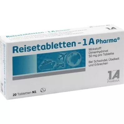 REISETABLETTEN-1A Pharma, 20 kpl