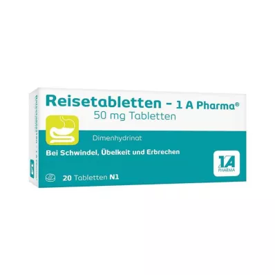REISETABLETTEN-1A Pharma, 20 kpl