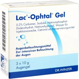 LAC OPHTAL Geeli, 3X10 g