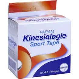 KINESIOLOGIE Urheiluteippi 5 cmx5 m punainen, 1 kpl