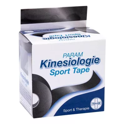KINESIOLOGIE Urheiluteippi 5 cmx5 m musta, 1 kpl KINESIOLOGIE Urheiluteippi 5 cmx5 m musta, 1 kpl
