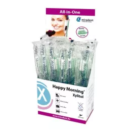 MIRADENT Kertakäyttöinen hammasharja Happy Morning Xylitol, 50 kpl