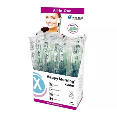 MIRADENT Kertakäyttöinen hammasharja Happy Morning Xylitol, 50 kpl
