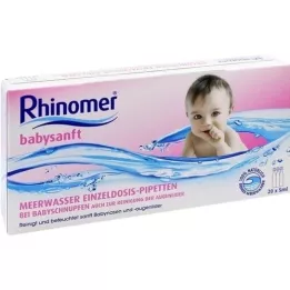 RHINOMER babysanft merivesi 5ml kerta-annosputki, 20X5 ml