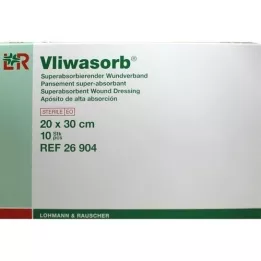 VLIWASORB superabsorb.absorb.comp.sterile 20x30 cm, 10 kpl
