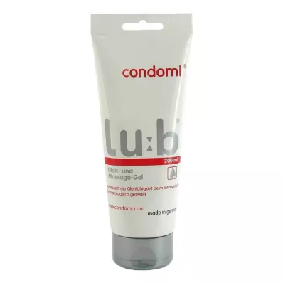 CONDOMI Voitelu- ja hierontageeli, 200 ml