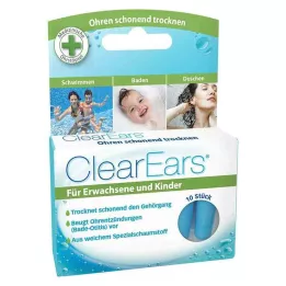 CLEAREARS Korvatulpat veden poistoon, 10 kpl
