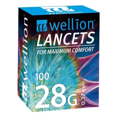 WELLION Lansetit 28 G, 100 kpl