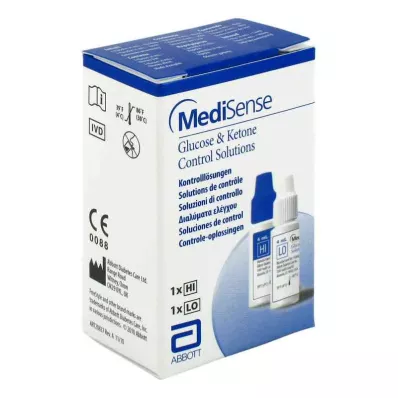 MEDISENSE Vastaava liuos glukoosi + ketonit H/L, 2 fl