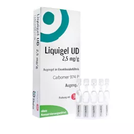 LIQUIGEL UD 2,5 mg/g silmägeeli kerta-annospakkauksessa, 30X0,5 g