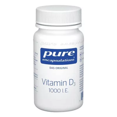PURE ENCAPSULATIONS D3-vitamiini 1000 I.U. Kapselit, 60 kapselia