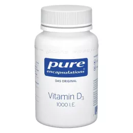 PURE ENCAPSULATIONS D3-vitamiini 1000 I.U. Kapselit, 120 kapselia