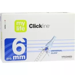 MYLIFE Clickfine kynäneulat 6 mm 31 G, 100 kpl