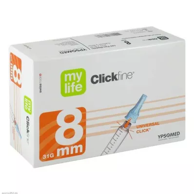 MYLIFE Clickfine kynäneulat 8 mm, 100 kpl