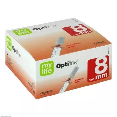 MYLIFE Optifine kynäneulat 8 mm, 100 kpl MYLIFE Optifine kynäneulat 8 mm, 100 kpl