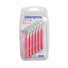 INTERPROX plus nano pink hammasväliharja, 6 kpl