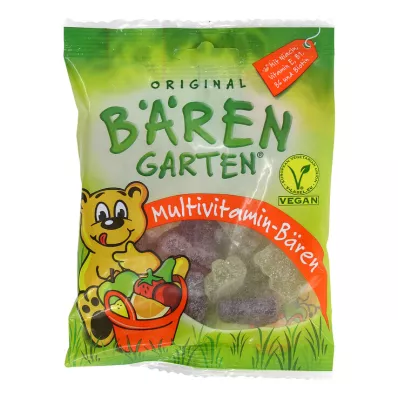 SOLDAN Bears vegaaniset monivitamiinikarhut sokeroitu, 125 g