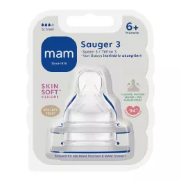 MAM Tutti koko 3 6+ kk silikonia, 2 kpl