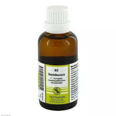 SAMBUCUS F Complex nro 82 Laimennos, 50 ml