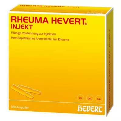 RHEUMA HEVERT injektioampullit, 100X2 ml