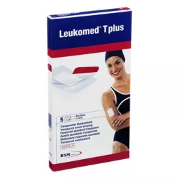 LEUKOMED transp.plus steriilit laastarit 10x20 cm, 5 kpl