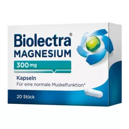 BIOLECTRA Magnesium 300 mg kapselit, 20 kapselia