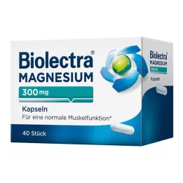 BIOLECTRA Magnesium 300 mg kapselit, 40 kapselia