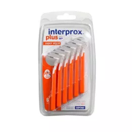 INTERPROX plus super micro oranssi hammasvälivaippa, 6 kpl