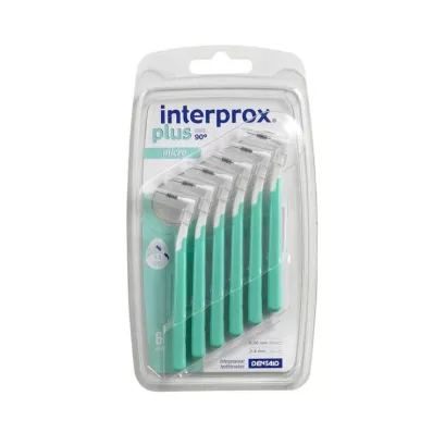 INTERPROX plus mikro vihreä hammasväliharja, 6 kpl