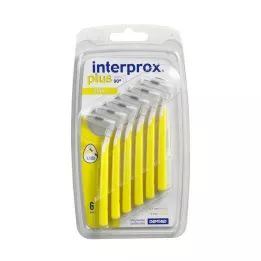 INTERPROX sekä keltainen minihammasharja, 6 kpl