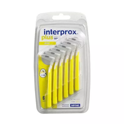 INTERPROX sekä keltainen minihammasharja, 6 kpl INTERPROX sekä keltainen minihammasharja, 6 kpl