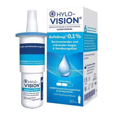 HYLO-VISION SafeDrop 0,1 %:n silmätipat, 10 ml HYLO-VISION SafeDrop 0,1 %:n silmätipat, 10 ml