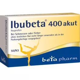 IBUBETA 400 akuuttia kalvopäällysteistä tablettia, 50 kpl