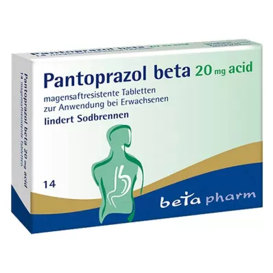 PANTOPRAZOL beeta 20 mg happamat enterotabletit, 14 kpl