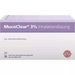 MUCOCLEAR 3-prosenttinen NaCl-inhalaatioliuos, 60X4 ml